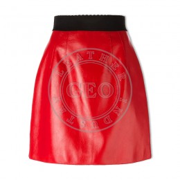 Women New Arrival Latest Collection Fashion Leather Skirts